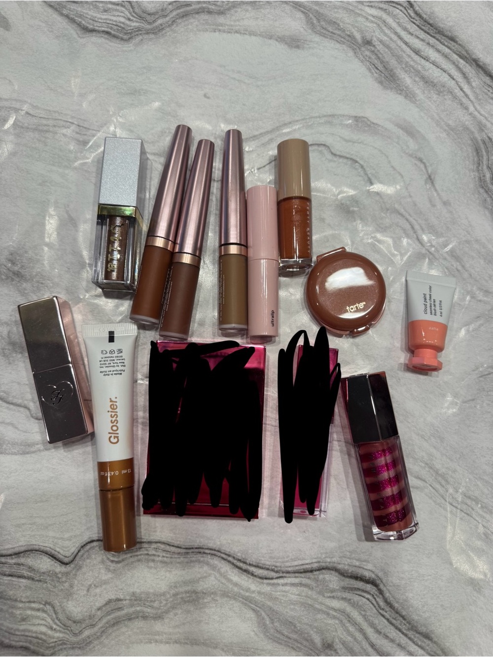 Makeup Bundle Fenty too faced glossier tarte